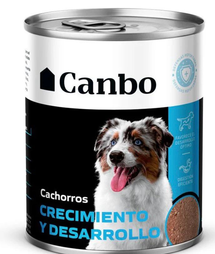 CANBO DOG PATE CACHORRO CRE Y DES 330GR