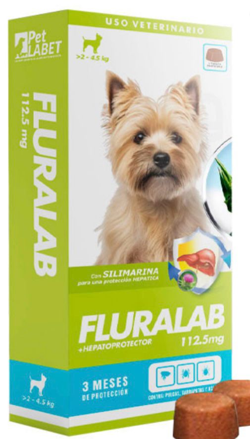 FLURALAB ANTIPULGAS 2-4.5KG