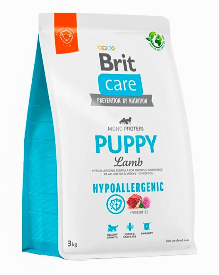 BRIT CARE DOG HIPOALLERGENIC PUPPY LAMB 3KG