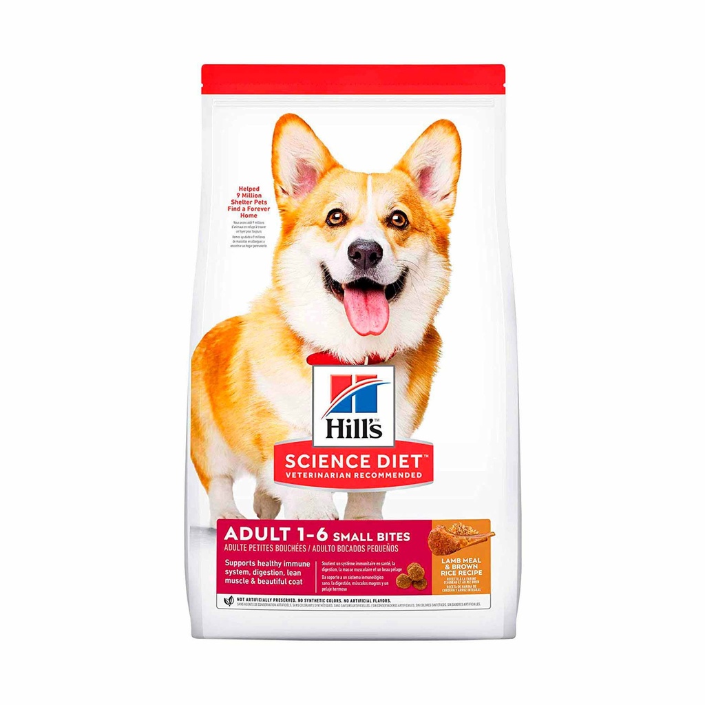 Hills SD Canine Adult 1 - 6 Small Bites Lamb & Rice 2KG