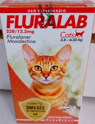 [FLUR-02460] FLURALAB CATS 4.2-2.8 KG ANTIPULGAS